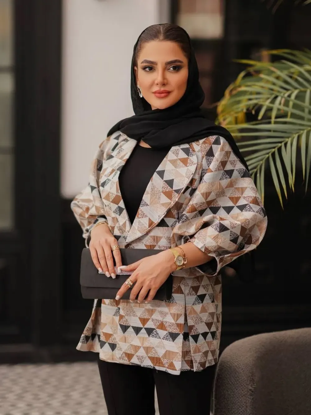 کت ژاکارد آرشال مغزی دار